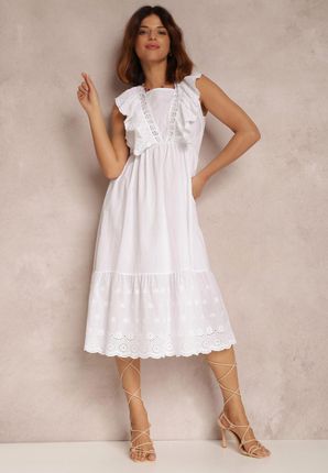 Biała Sukienka S/m