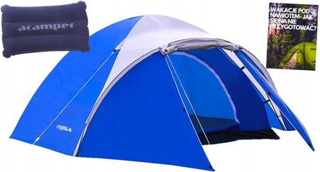 Acamper Wodoodporny Namiot 3 Os 3500 Tropik Komfortowy Odcienie Niebieskiego