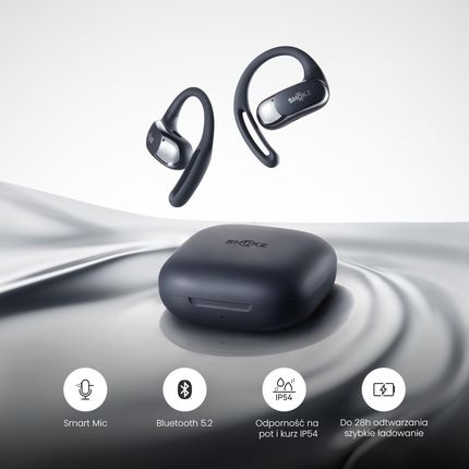 SHOKZ OpenFit Air ブラック OpenFit Air オープンイヤーイヤホン - Shokz (ショックス) 日本