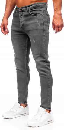 Spodnie Jeansowe Grafitowe 6073 DENLEY_38/2XL