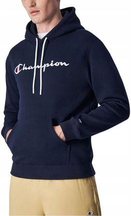 Bluza męska Champion Embroidered Script Logo Fleece Hoodie 219203 r.XL