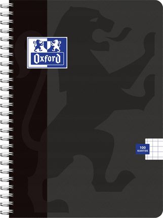 Kołozeszyt Oxford Standard A4 100K Kratka Czarny