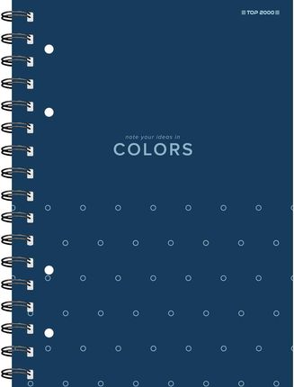 Kołozeszyt Top 2000 Colors A4 100K Kratka Niebieski