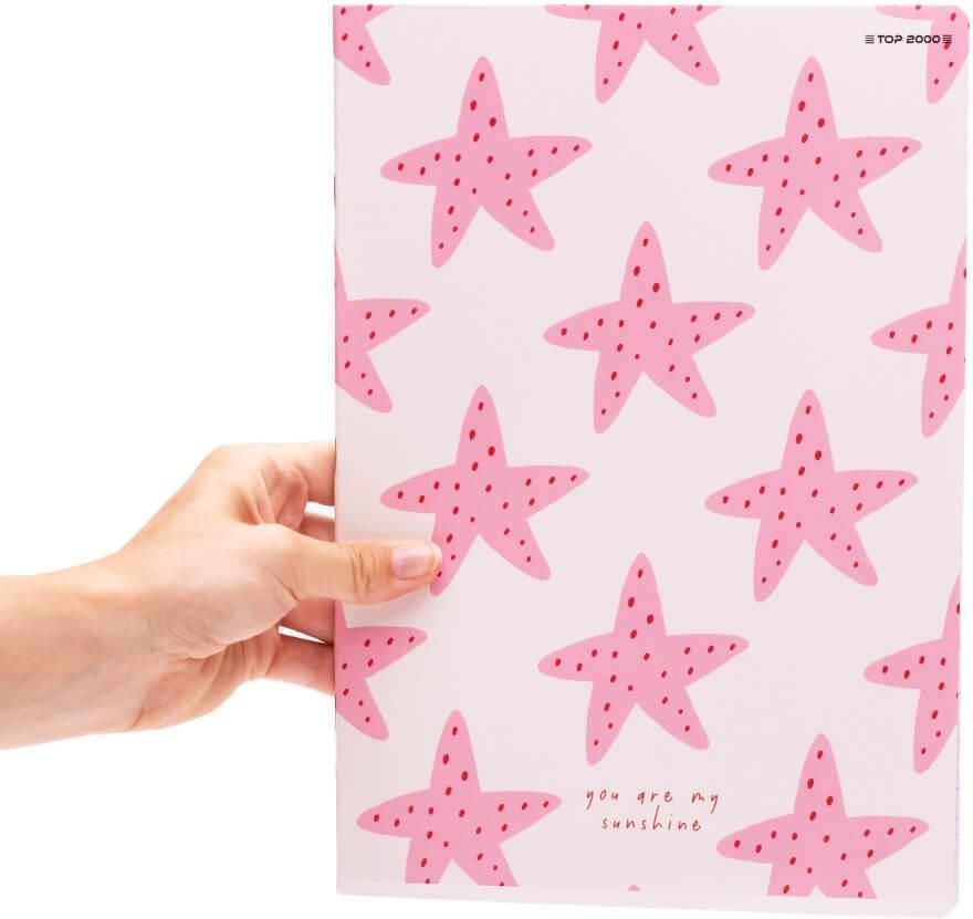 ポップページ Zeszyt Megamix A4 32K. 70G Podwójna Linia Kolor Top 2000