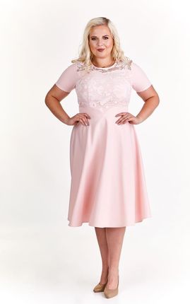 Sukienki Sukienka Suknie FSU934 ŁOSOSIOWY JASNY