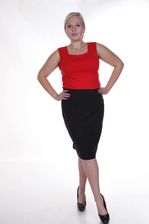 Zdjęcie Spódnica FSP641 CZARNY - Łódź