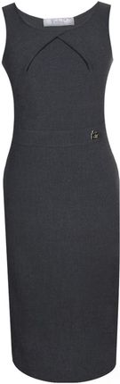 Sukienka FSU441 SZARY CIEMNY