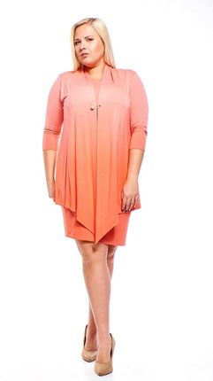 Sukienki Sukienka Suknie FSU1010 KORALOWY ombre