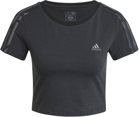 Damska Koszulka z krótkim rękawem Adidas W Camo3S Baby T Iy1691 – Czarny