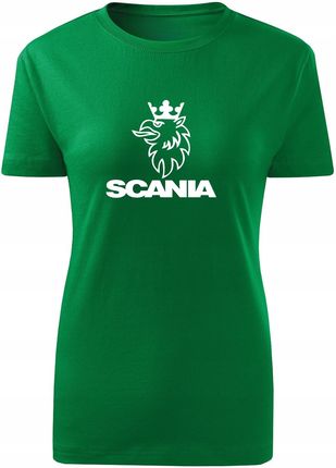 Koszulka T-shirt damska M158 Scania zielona rozm XL