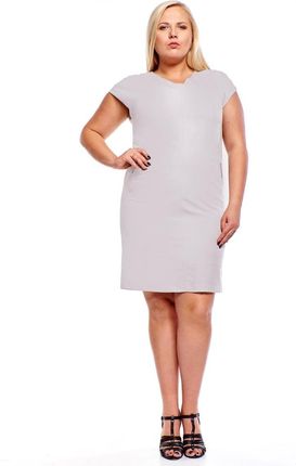 Sukienka FSU992 SZARY JASNY