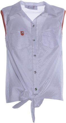 Bluzka FBZ618 BIAŁY +POMARAŃCZOWY
