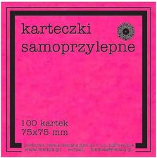 Zdjęcie Karteczki Samoprzylepne Fluo 75X75Mm 100K Róż - Brzesko