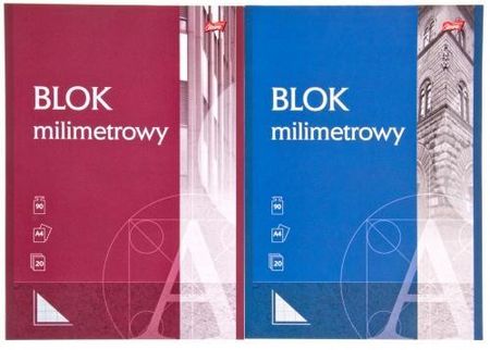 Blok Milimetrowy A4/20K 10Szt