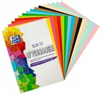 Oxford Blok Do Wycinanek Kolorowy A4 10+5 Kartek