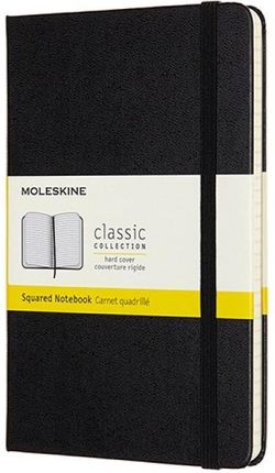 Notes Classic 11,5X18 Tw. Kratka Czarny Moleskine