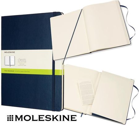 Notes Classic 19X25 Tw. Gładki- Szafirowy Moleskin