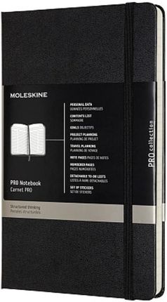 Notes Proffesional L 13X21 Tw. Czarny Moleskine