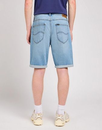 LEE 5 POCKET SHORT SOLID BLUES 112350162