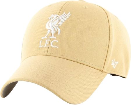 Czapka z daszkiem męska 47 Brand EPL FC Liverpool Cap EPL-MVP04WBV-LTA Beżowy