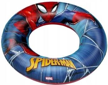 Bestway Małe Kółko Koło Dmuchane Spiderman 56Cm Materac Do Wody Pływania Dziecięcy Wielokolorowy