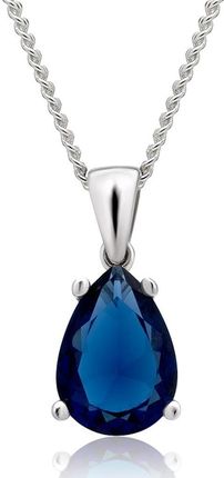 Ottomania Naszyjnik Srebrny Z Szafirem
