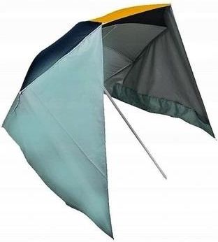 Utendors Parasol Plażowy Namiot Parawan 2W1 Wielokolorowy