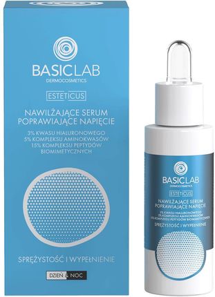 Basiclab Nawilżające Serum Poprawiające Napięcie Z 3% Kwasu Hialuronowego 30ml