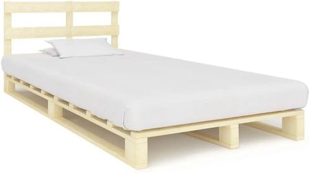 Zakito Home Rama Łóżka Z Litego Drewna 120X200 Naturalny 100035145154_285243