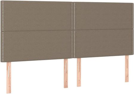 Zakito Home Wezgłowie Tapicerowane 180X118/128 Cm Taupe 100035145154_3116210