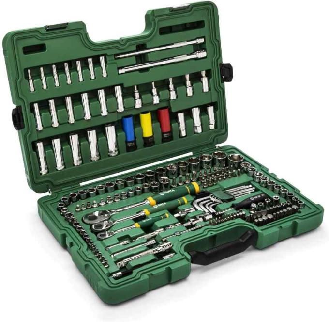 「TAGATAさま専用」 4/4 SATA ZESTAW 150SZT KLUCZY NASADOWYCH 1/4 1/2 09510