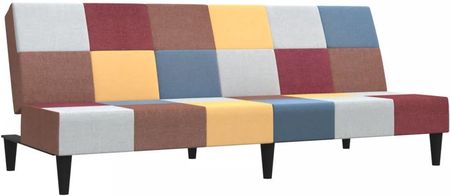 Zakito Home Sofa Rozkładana 2 Os. Multikolor 200X84,5X69 Cm Miękka Tkanina Stabilna Rama 100035145154_375824