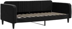 Zakito Home Sofa Z Funkcją Spania 2 W 1 Aksamit Czarny 223X100X75 Cm 100035145154_354090