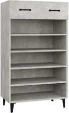 Zakito Szafka Na Buty Drewnopochodna 60X35X105 Cm Szarość Betonu 100035145151_812793