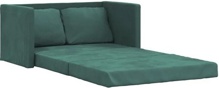 Zakito Home Sofa Podłogowa Futon 2W1 122X70X55Cm Ciemnozielona 100035145154_353961