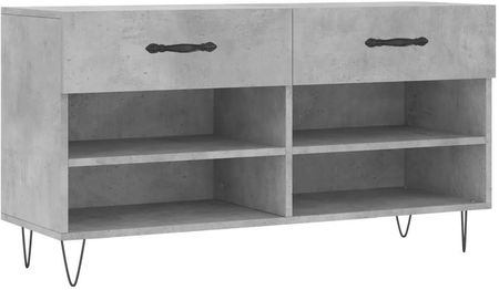 Zakito Ławka Na Buty Drewno Żelazo Szarość 102X35X55 Cm 100035145151_829736