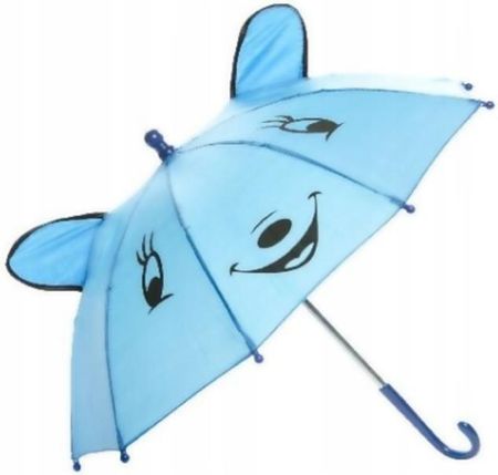 Parasolka Parasol Dla Dzieci Z Uszkami Niebieska