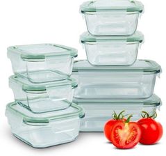 Zdjęcie Classbach Szklane Pojemniki Do Przechowywania Żywności 7X (Cfhd4010G) - Brzeg