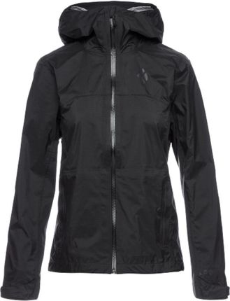 Kurtka przeciwdeszczowa damska Black Diamond TREELINE RAIN SHELL czarna AP7450090002