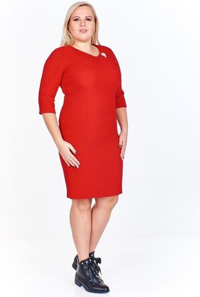 Sukienki Sukienka Suknie FSU964 CZERWONY