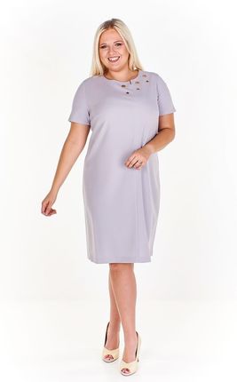Sukienka FSU1110 SZARY JASNY