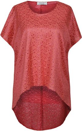 Tunika FTU639 MALINOWY pajęczyna
