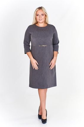 Sukienki Sukienka Suknie FSU954 SZARY CIEMNY