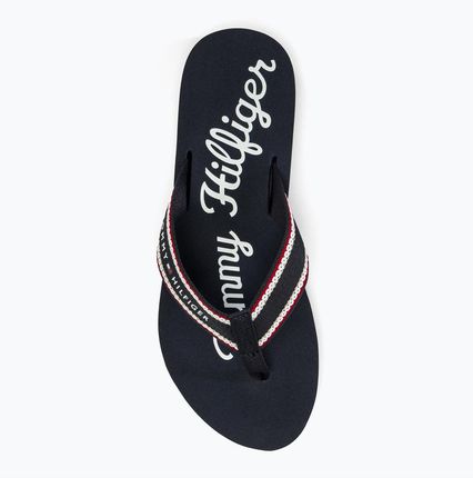 ♡ㅏ Japonki damskie Tommy Hilfiger Im Graphic Beach Sandal space