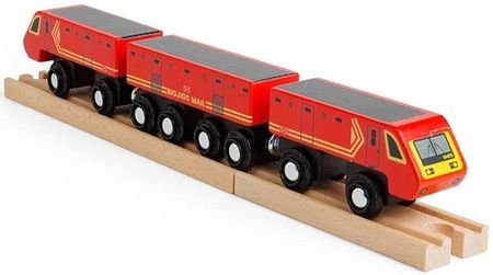 Bigjigs Toys Drewniany Pociąg Pocztowy Do Kolejki Dla Dzieci Rail Bjt501