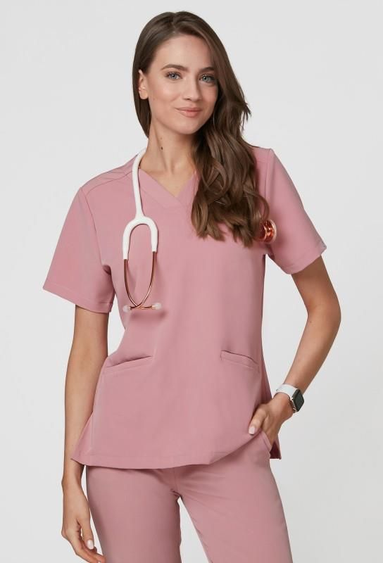 Vena Bluza Medyczna Emily Scrubs Blossom Pink Rozmiar L Ceny i