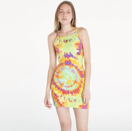 adidas Tie-Dyed Dress Yellow/ Multicolor