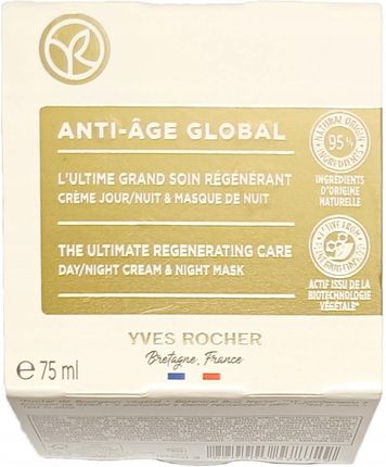 Krem Yves Rocher Anti-Age Global Intensywna Pielęgnacja Regenerująca 3 W 1 75ml
