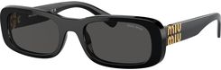 Zdjęcie OKULARY MIU MIU MU 08ZS 1AB5S0 53 ROZMIAR M - Łask