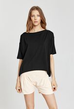 Zdjęcie by Insomnia Koszulka oversize MEGAN WISKOZA CZARNY - Kobyłka
